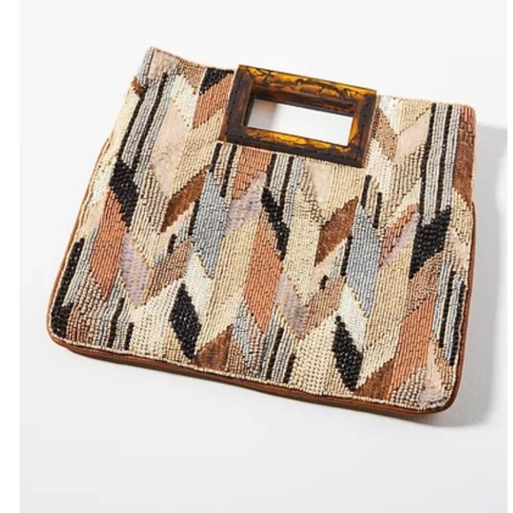 Anthropologie Handbags - Anthropologie The Annabel Beaded Clutch